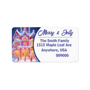 Candy Cane Villa - Return Address Label