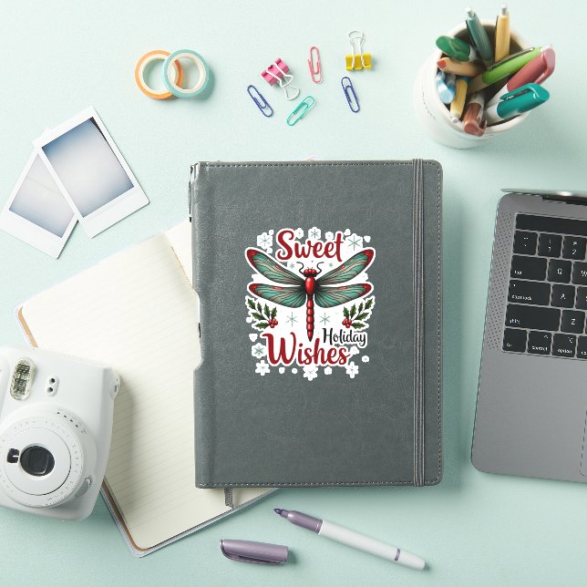 Candy Cane Wings Dragonfly (iPad Cover)