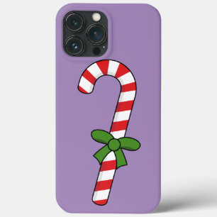 Candy Cane with Green Ribbon iPhone 13 Pro Max Case