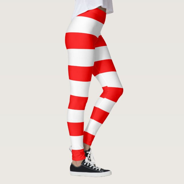 Candy Cane Yoga Pants (Right)