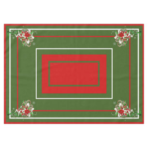 Candy Canes and Ribbons Tablecloth