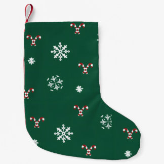 Candy Canes and Snowflakes Stocking