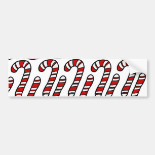 Candy Canes Bumper Sticker