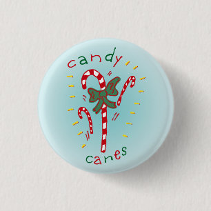 Candy Canes Button
