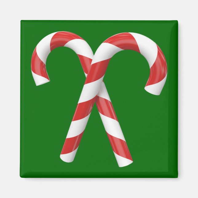 Candy Canes Christmas magnet (Front)