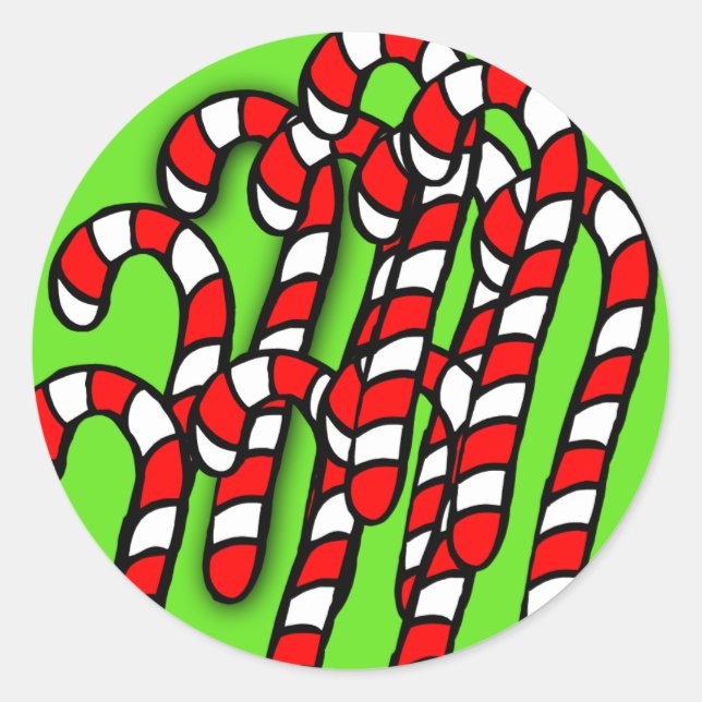 Candy Canes Stickers (Front)