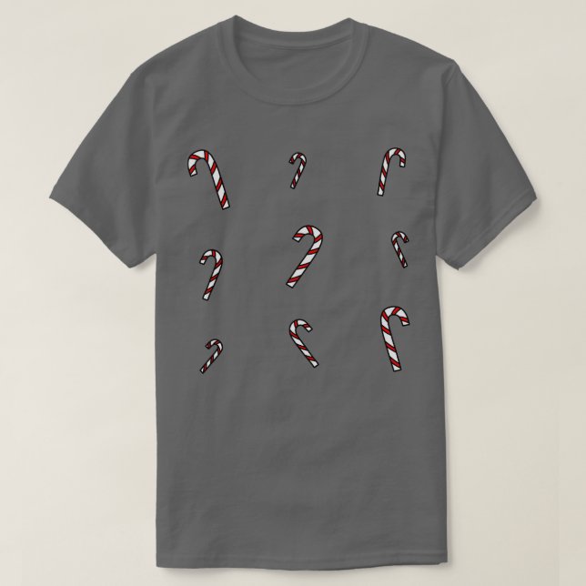 Candy Canes  T-Shirt (Design Front)