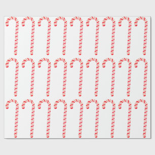 Candy Canes Wrapping Paper