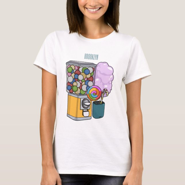 Candy cartoon illustration  T-Shirt (Front)