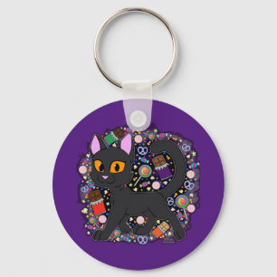 Candy Cat Keychain