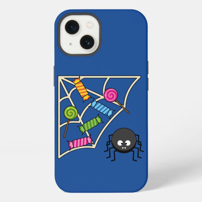 Candy Catcher Spider iPhone Case (Back)
