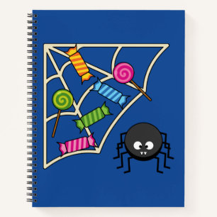 Candy Catcher Spider Notebook