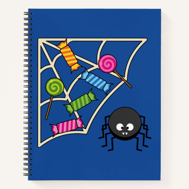Candy Catcher Spider Notebook (Front)