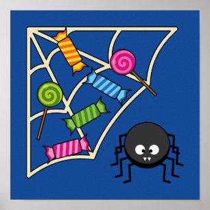Candy Catcher Spider Poster