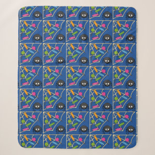 Candy Catcher Spider Sherpa Blanket