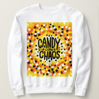 Candy Chaos: Halloween Tie-Dye Sweatshirt