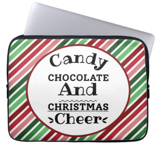 Candy Chocolate and Christmas Cheer Laptop Sleeve