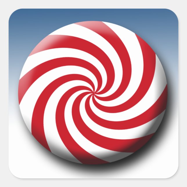 Candy Christmas Package Stickers (Front)