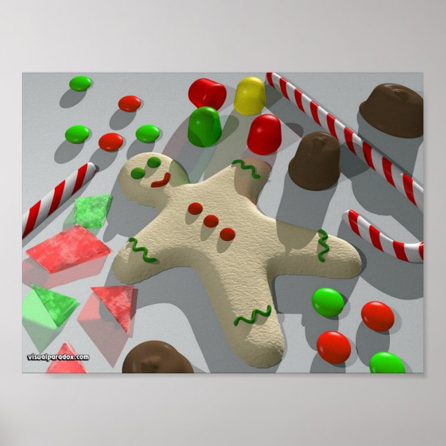 Candy Christmas Poster (Front)