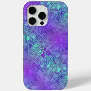 candy circuits - berry blue : iPhone 15 pro max case