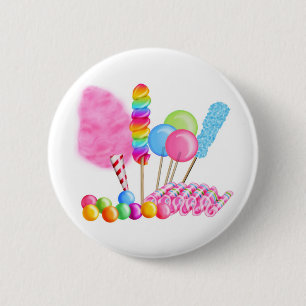 Candy Circus 2 Inch Round Button