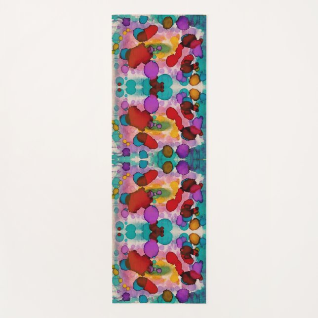 Candy Clown Yoga Mat (Front)