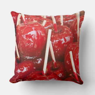 Candy coated fruit at the Stuttgart Beer Festiva Throw Pillow