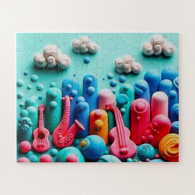 Candy Coloured Instruments Jigsaw Puzzle (Horizontal)