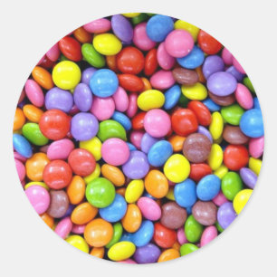 Candy: Colourful Confectionery Classic Round Sticker