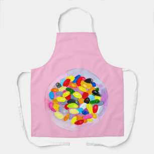 Candy colourful sweet jelly lollies apron