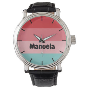Candy Colours Stripes Watch