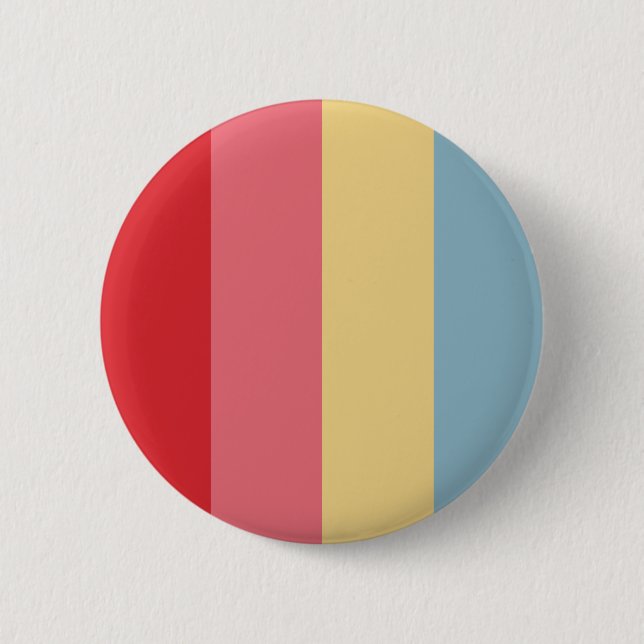 Candy Colours Vertical Striped 2 Inch Round Button (Front)