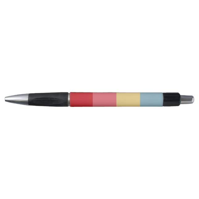 Candy Colours Vertical Stripes Pen (Front)