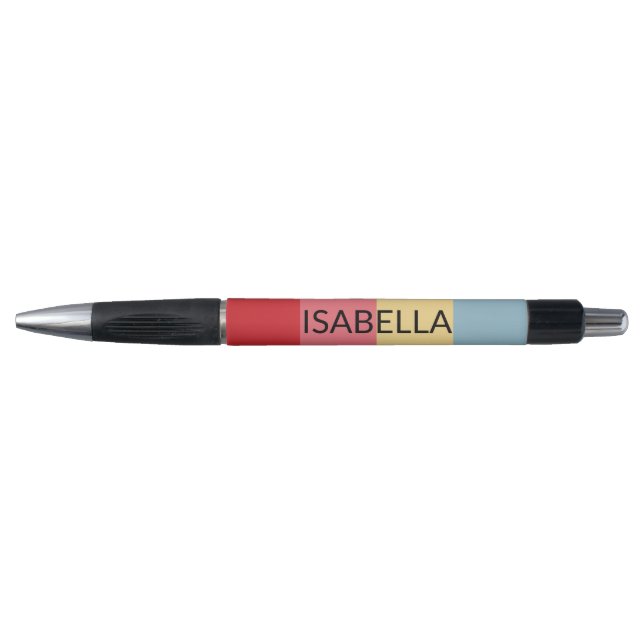 Candy Colours Vertical Stripes Pen (Front)