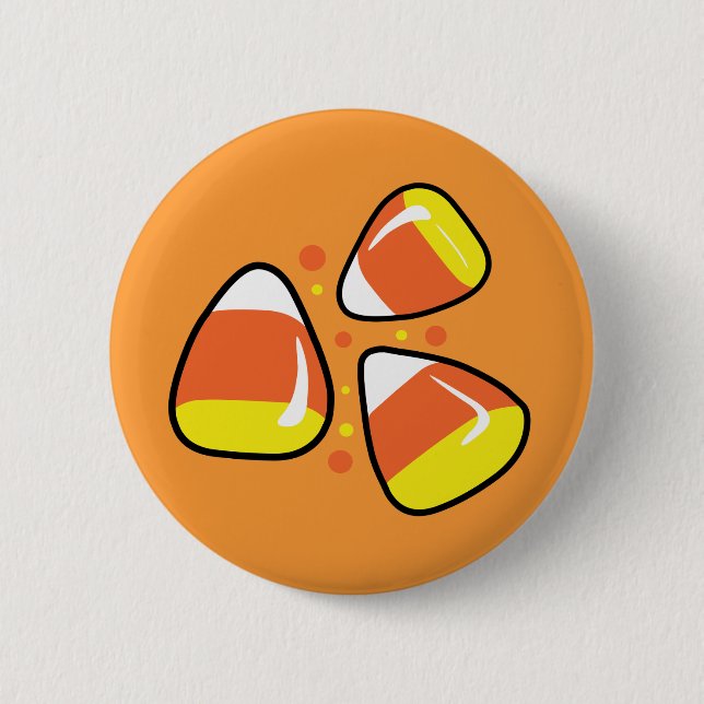 Candy Corn 2 Inch Round Button (Front)