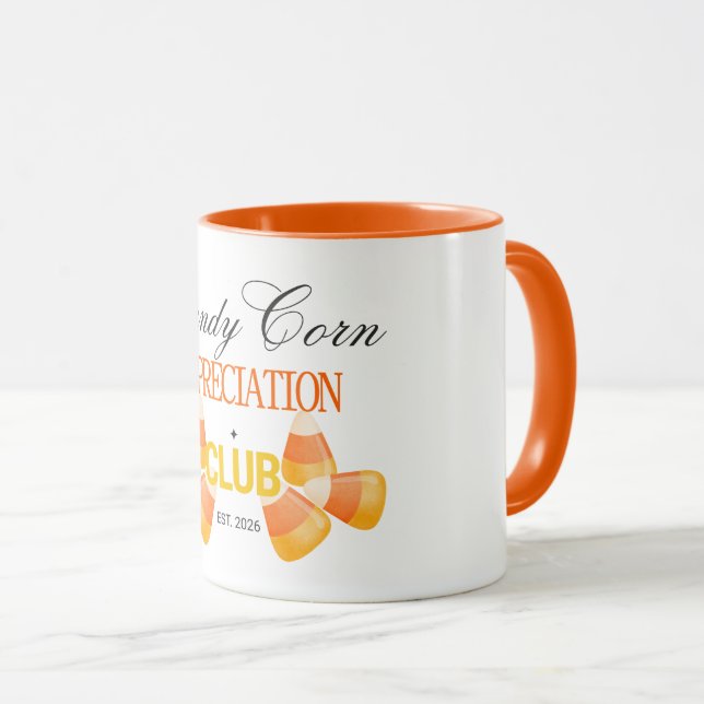Candy Corn Appreciation Club  Mug (Front Right)