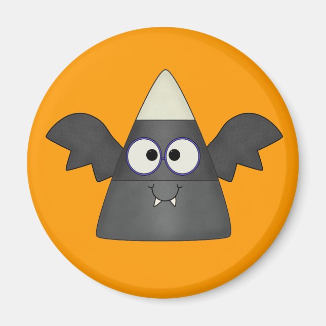 Candy Corn Bat Magnet (Front)