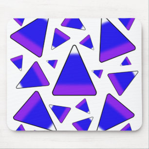 Candy Corn Blue & Purple Mouse Pad