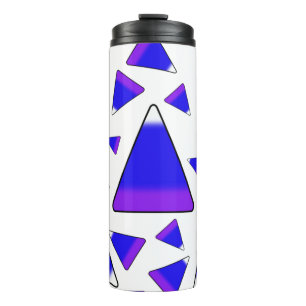 Candy Corn Blue & Purple Thermal Tumbler