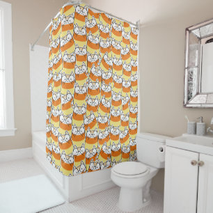Candy Corn Cat Pattern