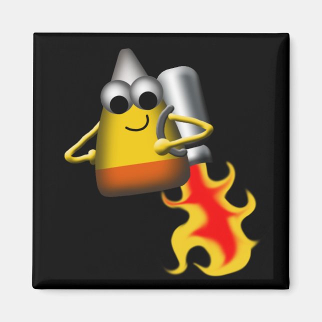 Candy Corn Chaos - Funny 1 of 4 - Magnet (Front)