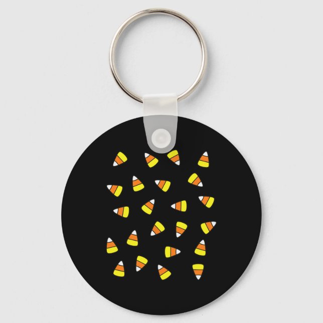 Candy Corn Costume  Keychain (Front)