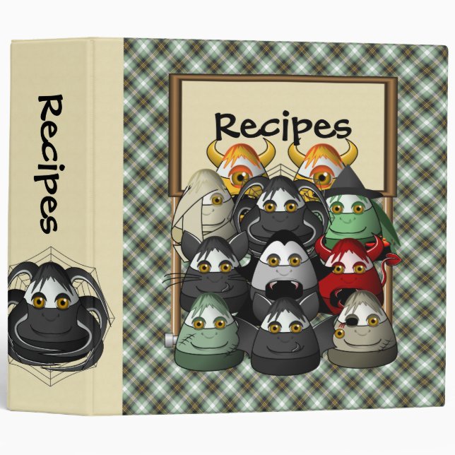 Candy Corn Creepies Recipe Binder (Front/Spine)