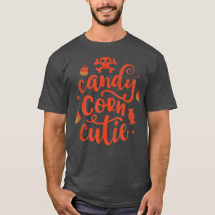Candy Corn Cutie Funny Halloween Candy Lovers Cost T-Shirt
