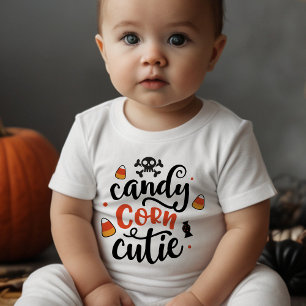 Candy Corn Cutie Halloween Fun & Festive Baby T-Shirt