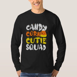 Candy Corn Cutie Squad Halloween Day With Candy C T-Shirt