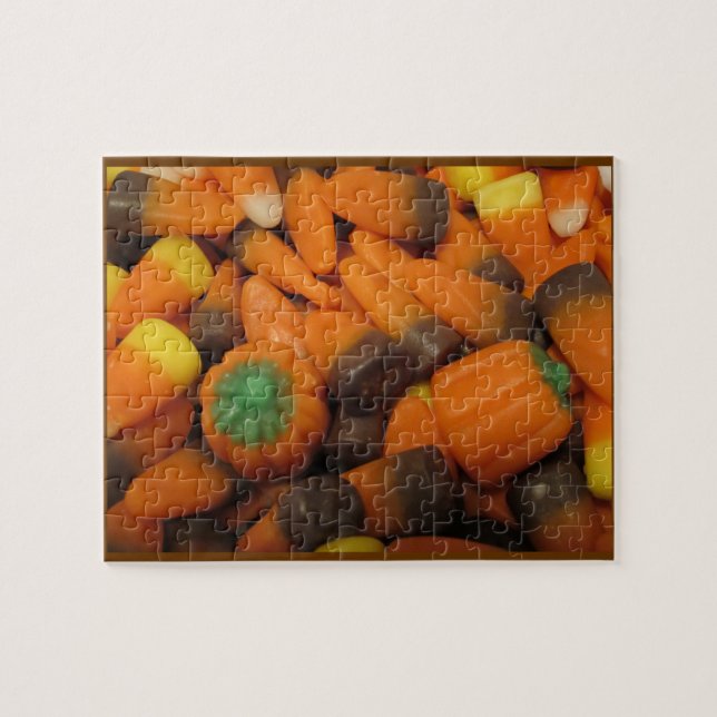 Candy Corn d'automne Puzzle (Horizontal)