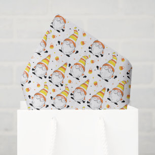 Candy Corn Decoupage Tissue Paper, Halloween Gnome Paper
