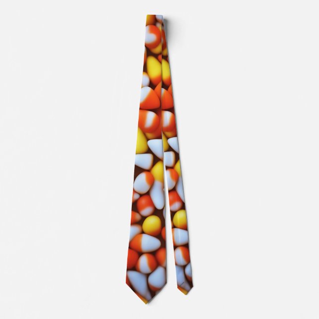 Candy Corn Design  Tie (Front)