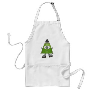 Candy Corn Frankenstein Halloween Standard Apron